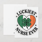 St Patrick’s Day Card Nurse Girlfriend シーズンカード (正面/裏面)