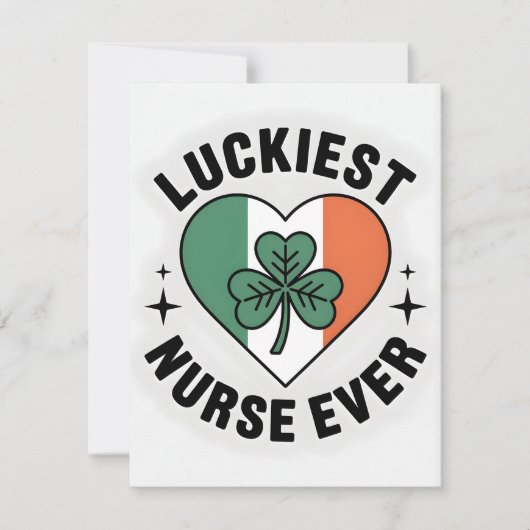 St Patrick’s Day Card Nurse Wife シーズンカード (正面)