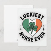 St Patrick’s Day Card Nurse Wife シーズンカード (正面/裏面)