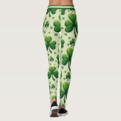 St. Patrick’s Day Clover Chaos Leggings レギンス (裏面)