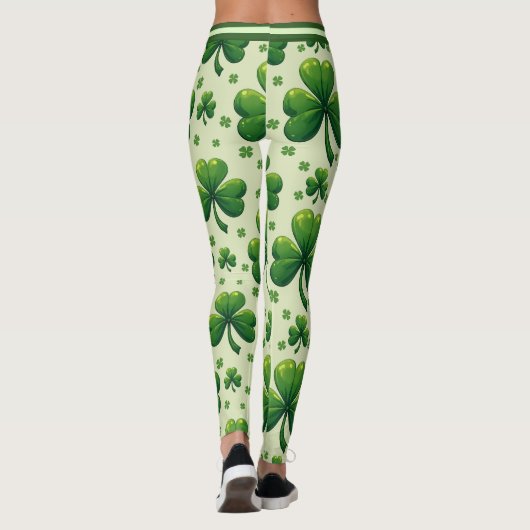 St. Patrick’s Day Clover Chaos Leggings レギンス (裏面)