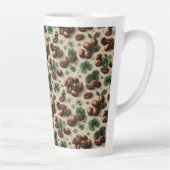 St. Patrick’s Day Coffee & Shamrock Pattern カフェラテマグ (右)