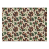 St. Patrick’s Day Coffee & Shamrock Pattern テーブルクロス (正面(横))