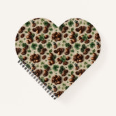 St. Patrick’s Day Coffee & Shamrock Pattern ノートブック (正面)