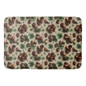 St. Patrick’s Day Coffee & Shamrock Pattern バスマット (正面)