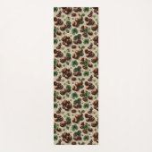 St. Patrick’s Day Coffee & Shamrock Pattern ヨガマット (正面)