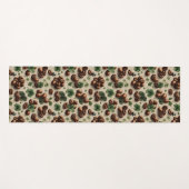 St. Patrick’s Day Coffee & Shamrock Pattern ヨガマット (正面(横))