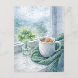 St. Patrick’s Day Cozy Tea Postcard シーズンポストカード