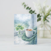 St. Patrick’s Day Cozy Tea Postcard シーズンポストカード (スタンド正面)