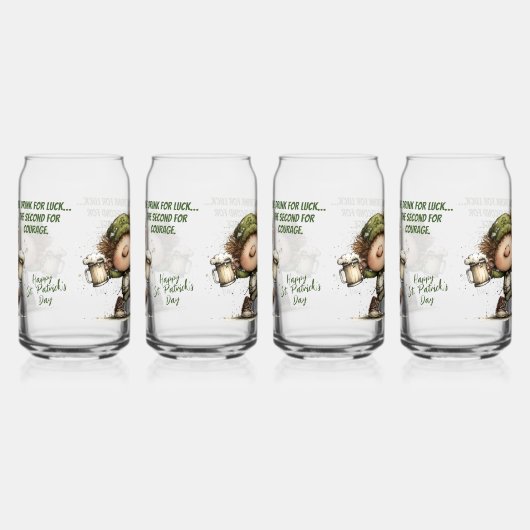 St. Patrick’s Day Dancing Leprechaun  ガラス缶 (左)