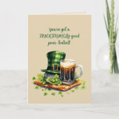 St. Patrick’s Day Funny Beer Card カード (正面)