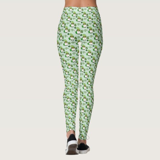 St. Patrick’s Day Gnome Green Leggings レギンス (裏面)