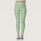 St. Patrick’s Day Gnome Green Leggings レギンス (正面)
