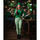 St. Patrick’s Day Gnome Green Leggings レギンス