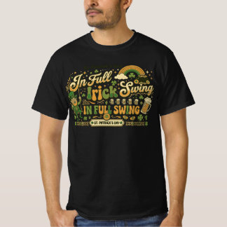 St. Patrick’s Day In Full Irish Swing T-Shirt Desi Tシャツ