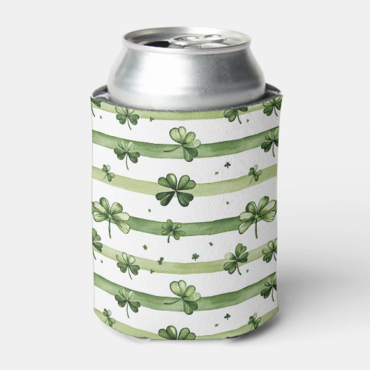 St. Patrick’s Day Irish Clover Design 缶クーラー (缶正面)