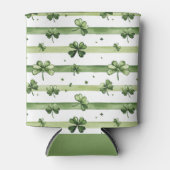 St. Patrick’s Day Irish Clover Design 缶クーラー (正面)