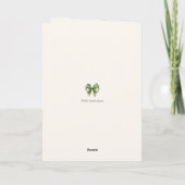 St. Patrick’s Day Irish Luck Clover Greeting Card カード (裏面)