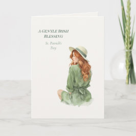 St. Patrick’s Day Irish Luck Poetic Greeting Card カード