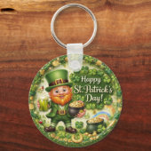 St. Patrick’s Day Leprechaun Keychain キーホルダー (正面)