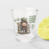 St. Patrick’s Day Leprechaun Toast Shot Glass ショットグラス (正面)