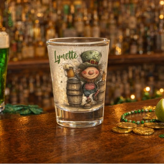 St. Patrick’s Day Leprechaun Toast Shot Glass ショットグラス