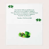 St. Patrick’s Day Luck of the Irish Fist Shamrock  (内部フラット)