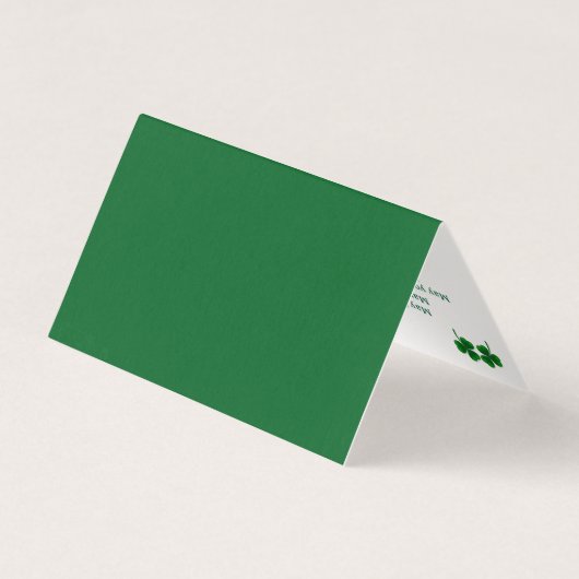 St. Patrick’s Day Luck of the Irish Fist Shamrock  (裏面)