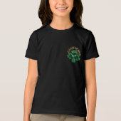 St. Patrick’s Day Luck of the Irish Fist Shamrock トライブレンドTシャツ (正面)