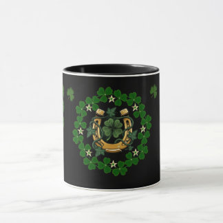 St. Patrick’s Day Lucky Charm Horseshoe Mug  マグカップ