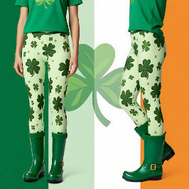 St. Patrick’s Day Lucky Legs in Motion レギンス