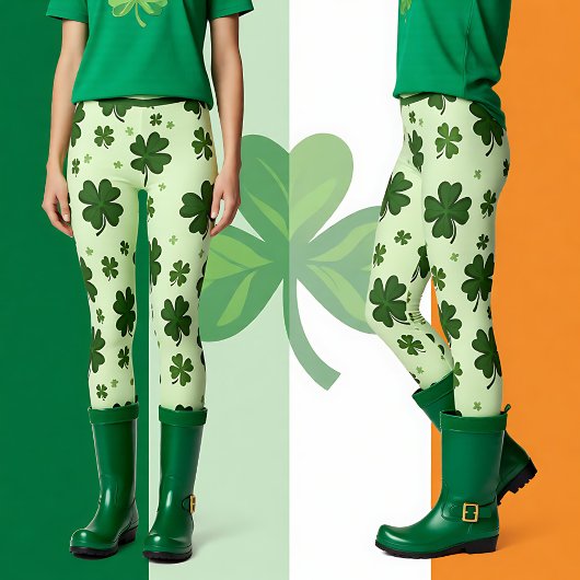 St. Patrick’s Day Lucky Legs in Motion レギンス