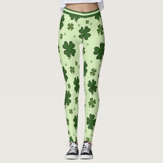 St. Patrick’s Day Lucky Legs in Motion レギンス (正面)