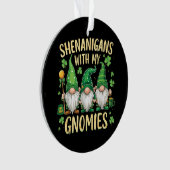 St Patrick’s Day Lucky Shamrock Gnome  オーナメント (正面)