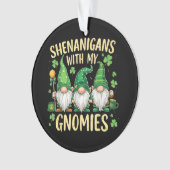 St Patrick’s Day Lucky Shamrock Gnome  オーナメント (正面)