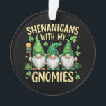 St Patrick’s Day Lucky Shamrock Gnome  オーナメント<br><div class="desc">St Patrick’s Day Lucky Shamrock Gnome</div>