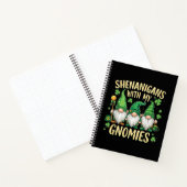 St Patrick’s Day Lucky Shamrock Gnome  ノートブック (内部)