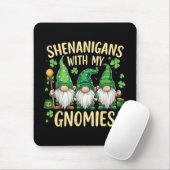 St Patrick’s Day Lucky Shamrock Gnome  マウスパッド (マウス)