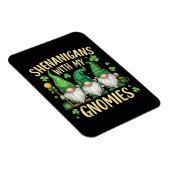 St Patrick’s Day Lucky Shamrock Gnome  マグネット (右側)