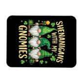 St Patrick’s Day Lucky Shamrock Gnome  マグネット (横)