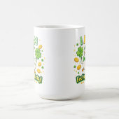 St Patrick’s Day Mug 15 oz – I Am Feeling Lucky  コーヒーマグカップ (中央)