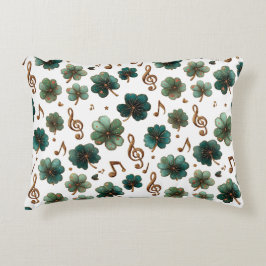 St. Patrick’s Day Musical Shamrock アクセントクッション