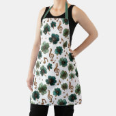 St. Patrick’s Day Musical Shamrock エプロン (インサイチュ)