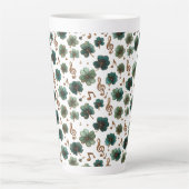 St. Patrick’s Day Musical Shamrock カフェラテマグ (正面)