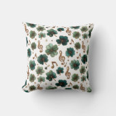 St. Patrick’s Day Musical Shamrock クッション (正面)