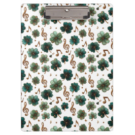 St. Patrick’s Day Musical Shamrock クリップボード