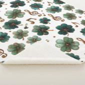 St. Patrick’s Day Musical Shamrock シェルパブランケット (3/4)