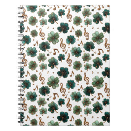 St. Patrick’s Day Musical Shamrock ノートブック