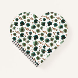 St. Patrick’s Day Musical Shamrock ノートブック