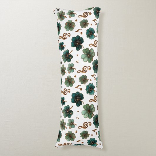 St. Patrick’s Day Musical Shamrock ボディピロー (正面縦)